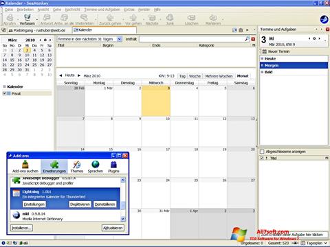 Screenshot SeaMonkey per Windows 7