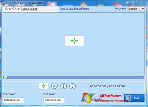 Screenshot Free Video Cutter per Windows 7