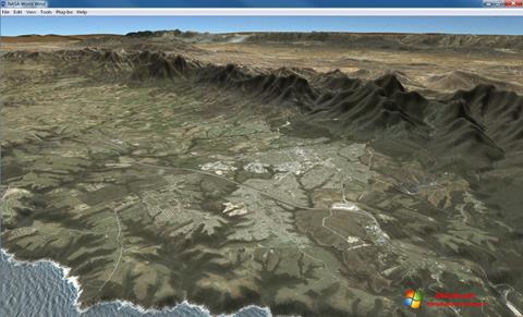 Screenshot NASA World Wind per Windows 7