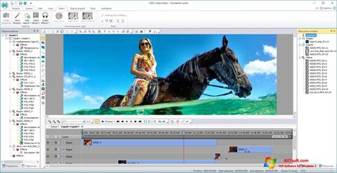 Screenshot VSDC Free Video Editor per Windows 7